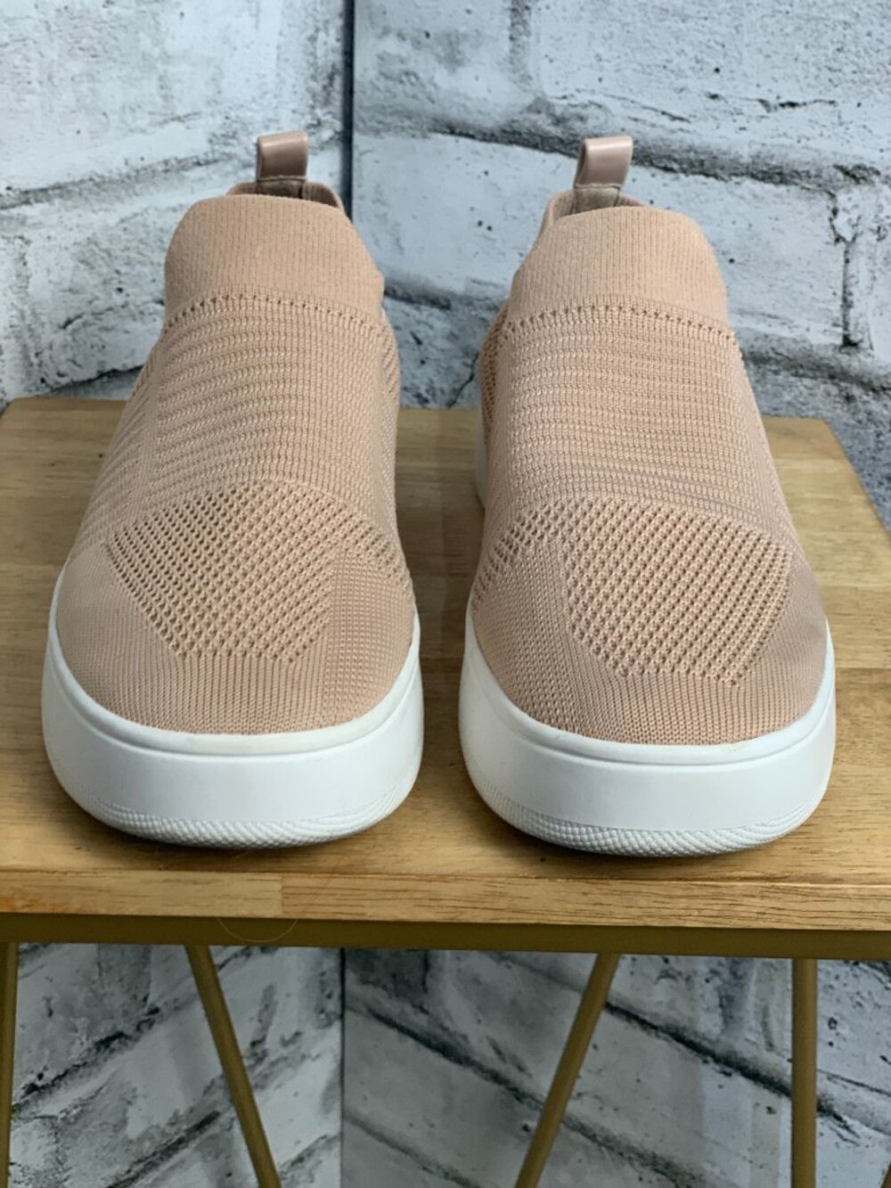 Steve Madden Shoes Women's 9.5 M Pink Woven Slip On Mesh Casual Comfort Sneakers - Picture 4 of 11